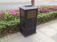 铸铝垃圾桶A3029-B