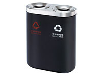 地铁分类垃圾桶A5028-C黑色