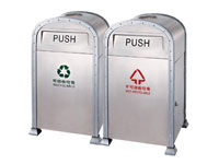 不锈钢分类垃圾桶A1093-D