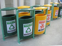 玻璃钢垃圾桶A9051