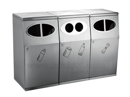 户外不锈钢垃圾桶