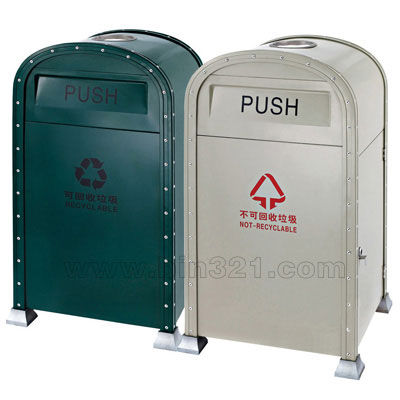 户外不锈钢垃圾桶