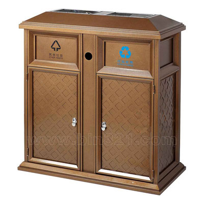 仿古分类垃圾桶