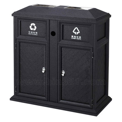 仿古分类垃圾桶