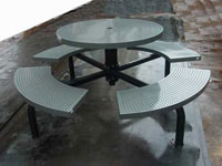 襄阳石油管道局--园林桌椅