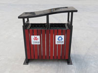 四川广安市一江山水垃圾桶、公园椅